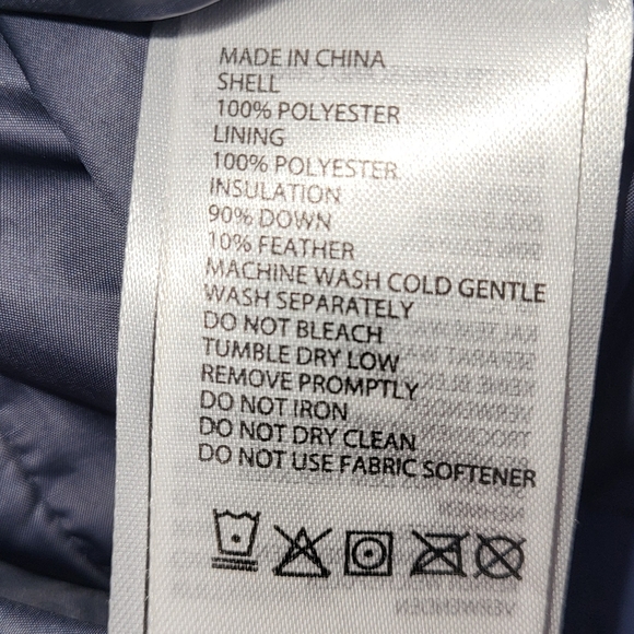 Prana Women's Evelina Hooded‎ Down Puffer Vest Size Small Navy Blue - Picture 5 of 16